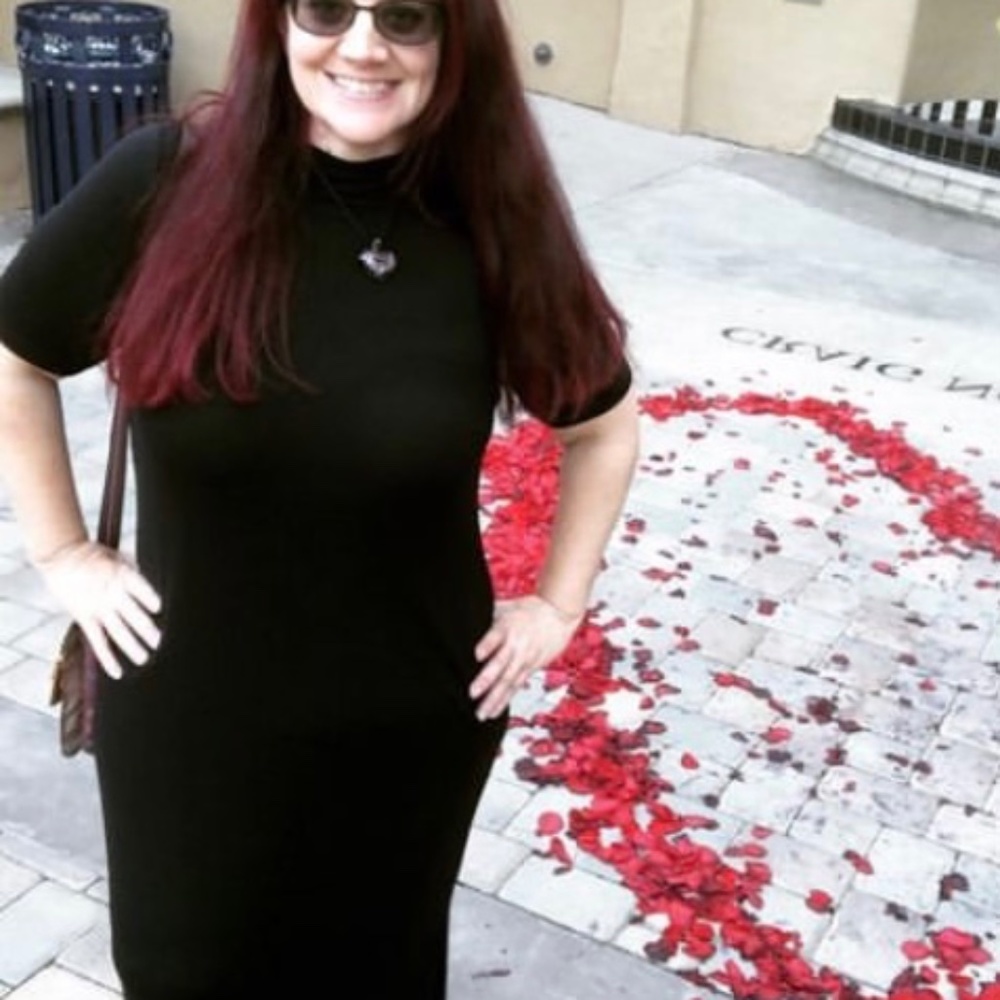 Lane Bryant Mock neck ribbed Bodycon dress size 14/16